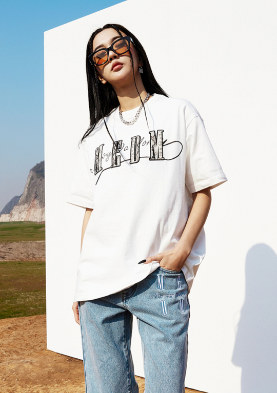 MEDM Leopard & Snake Pattern Logo Tee