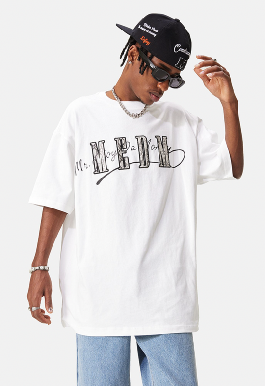 MEDM Leopard & Snake Pattern Logo Tee