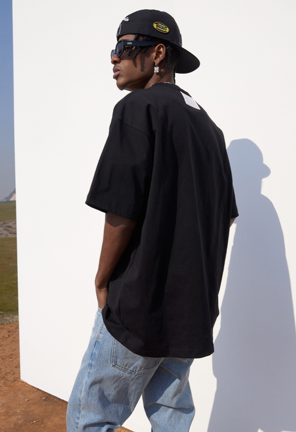 MEDM Oblique Row Logo Tee