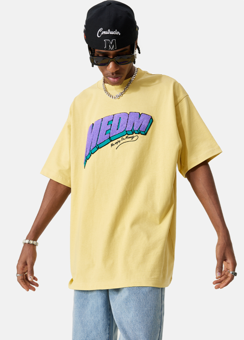 MEDM Oblique Row Logo Tee