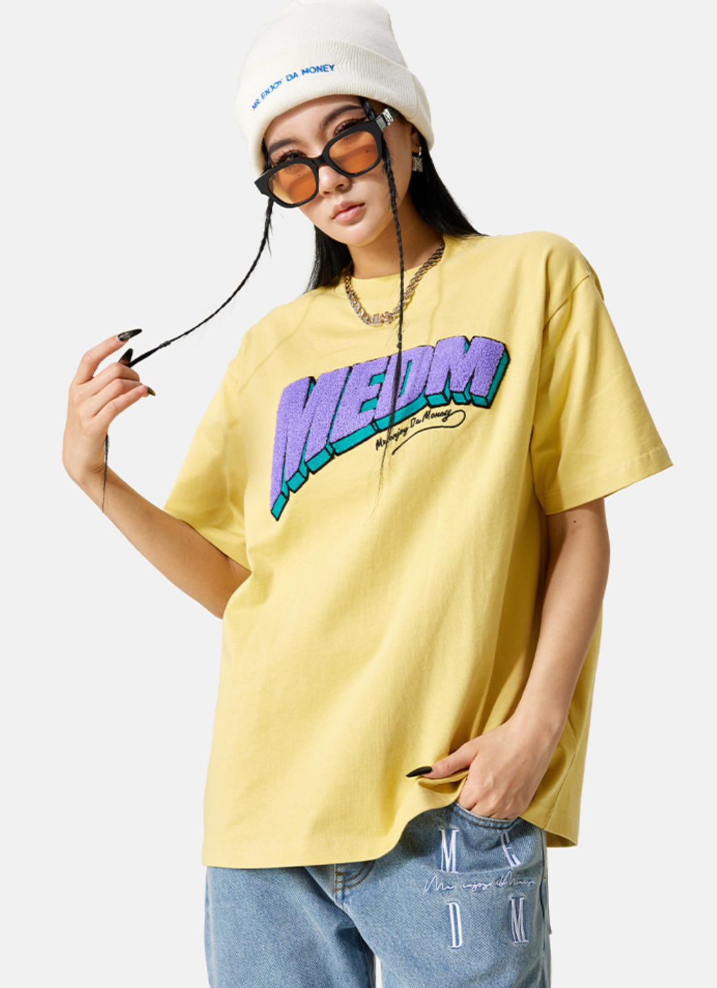 MEDM Oblique Row Logo Tee