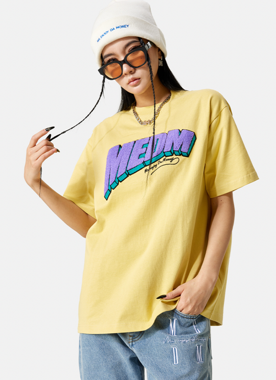 MEDM Oblique Row Logo Tee