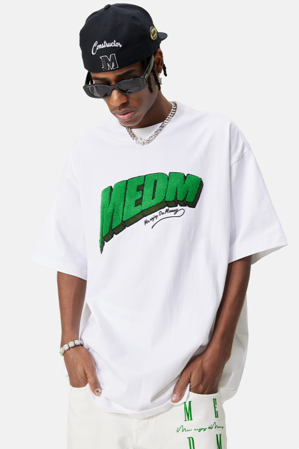 MEDM Oblique Row Logo Tee