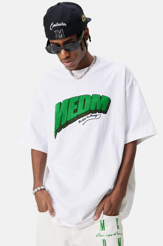 MEDM Oblique Row Logo Tee