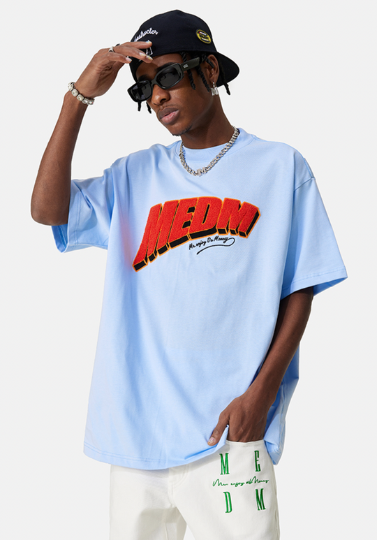 MEDM Oblique Row Logo Tee