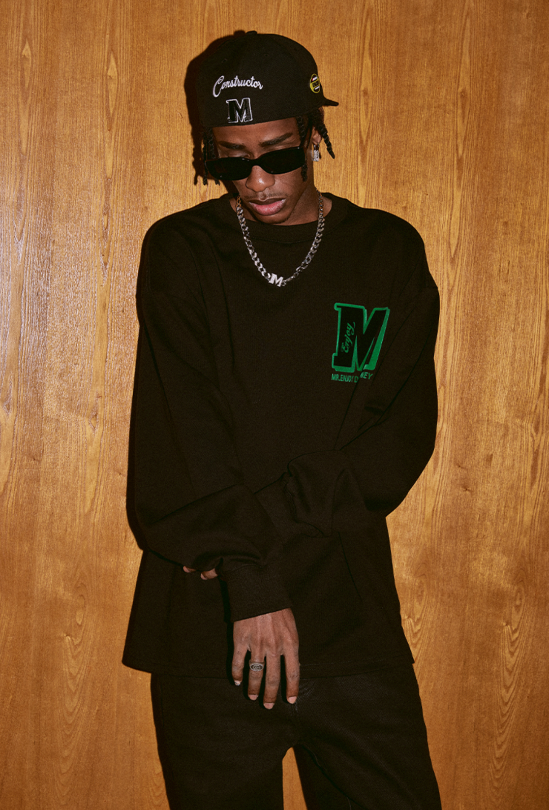 MEDM Electrostatic Flocking Logo Long Sleeved Tee