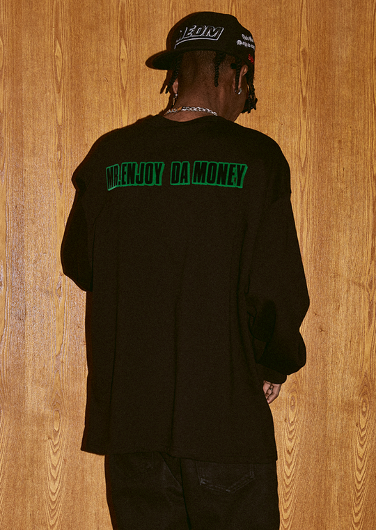 MEDM Electrostatic Flocking Logo Long Sleeved Tee