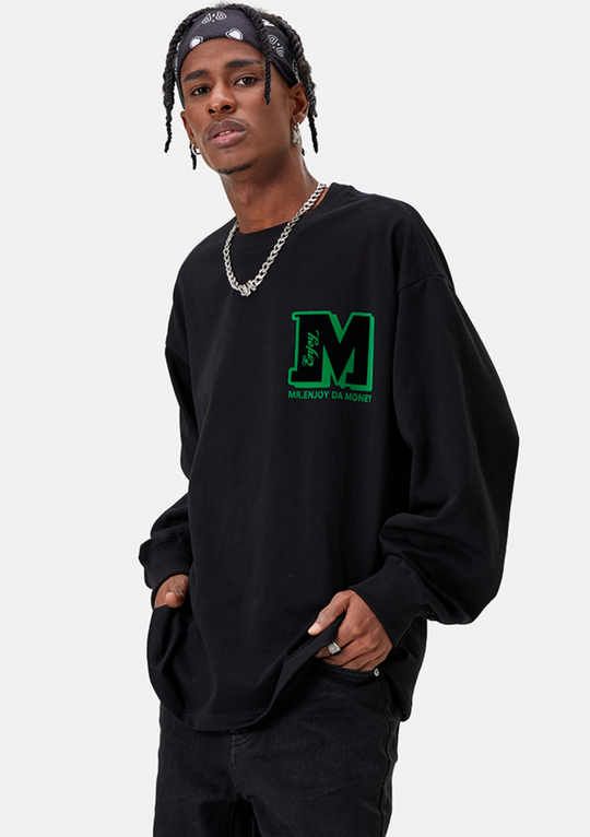 MEDM Electrostatic Flocking Logo Long Sleeved Tee