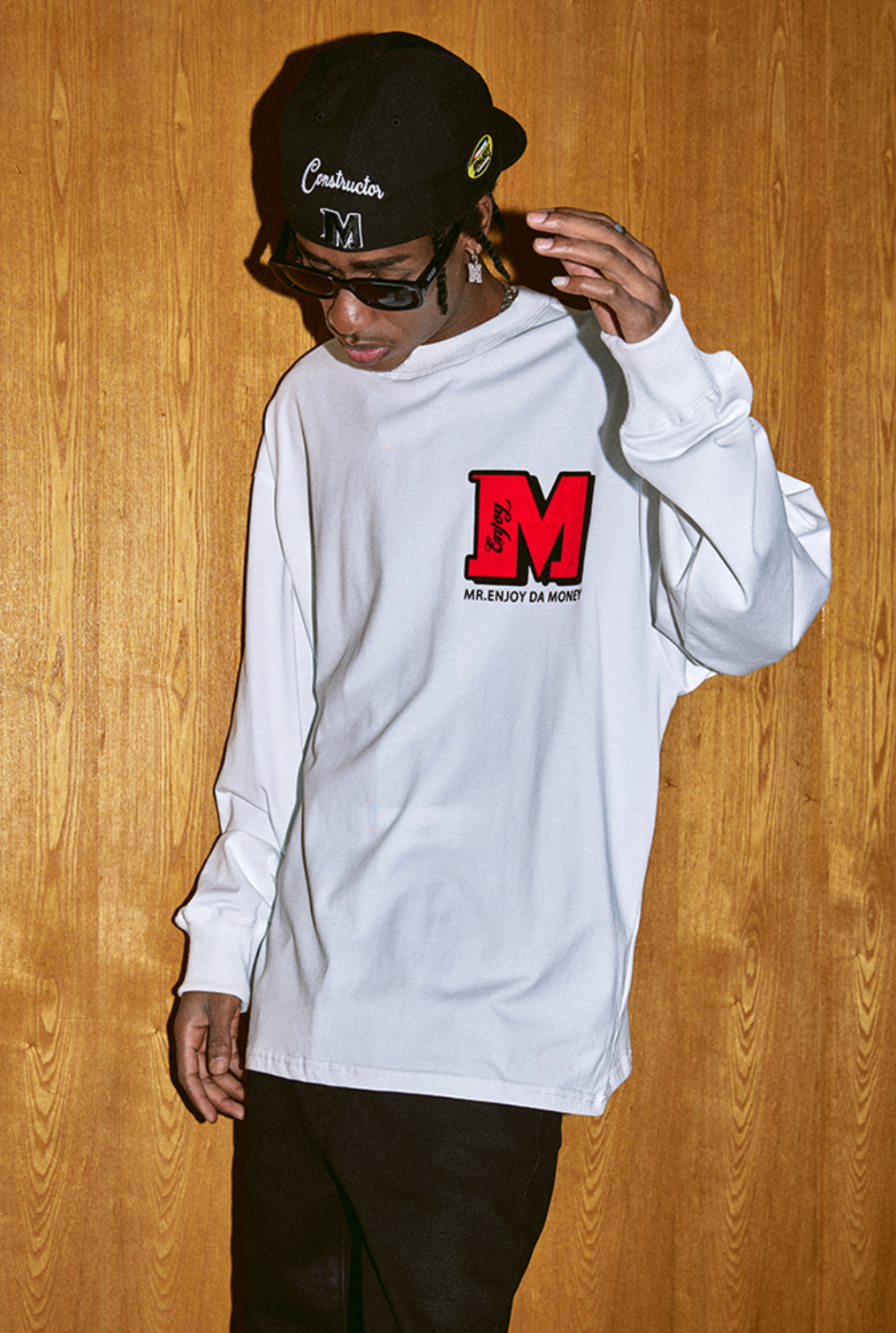 MEDM Electrostatic Flocking Logo Long Sleeved Tee