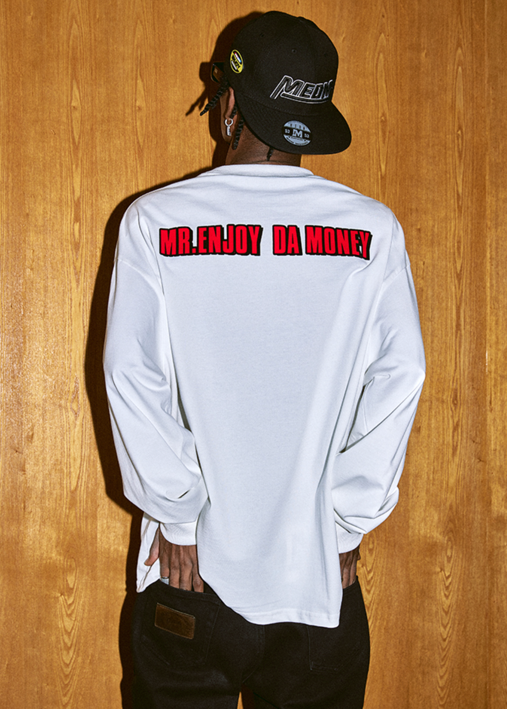 MEDM Electrostatic Flocking Logo Long Sleeved Tee