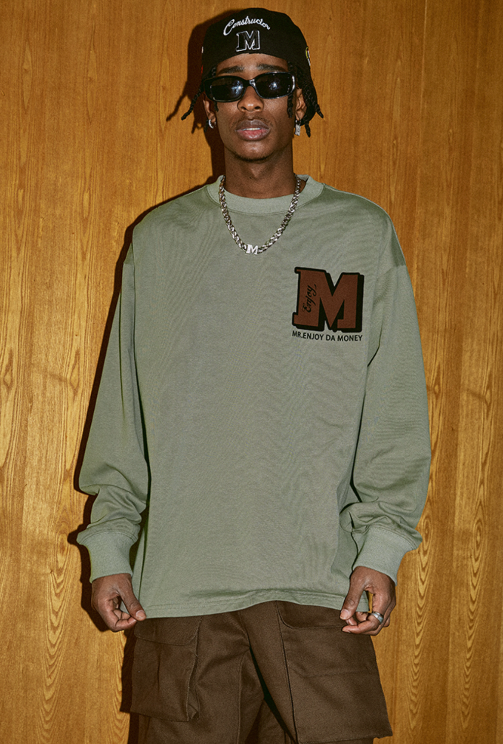 MEDM Electrostatic Flocking Logo Long Sleeved Tee