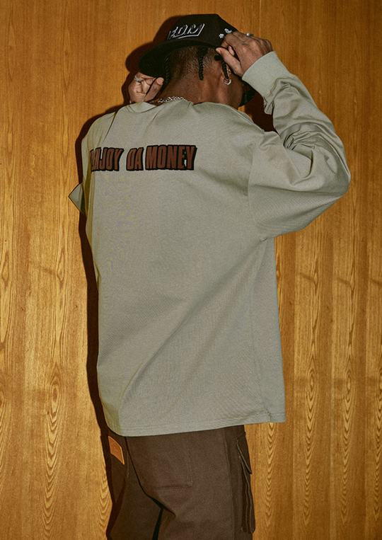 MEDM Electrostatic Flocking Logo Long Sleeved Tee