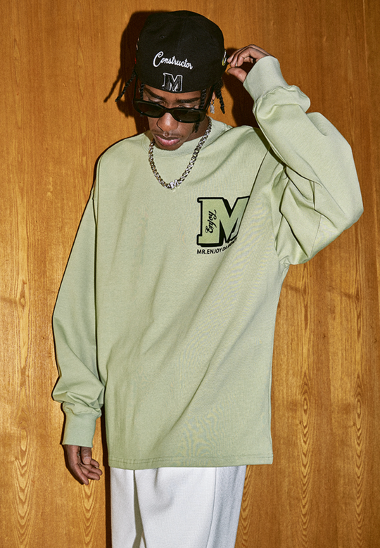 MEDM Electrostatic Flocking Logo Long Sleeved Tee