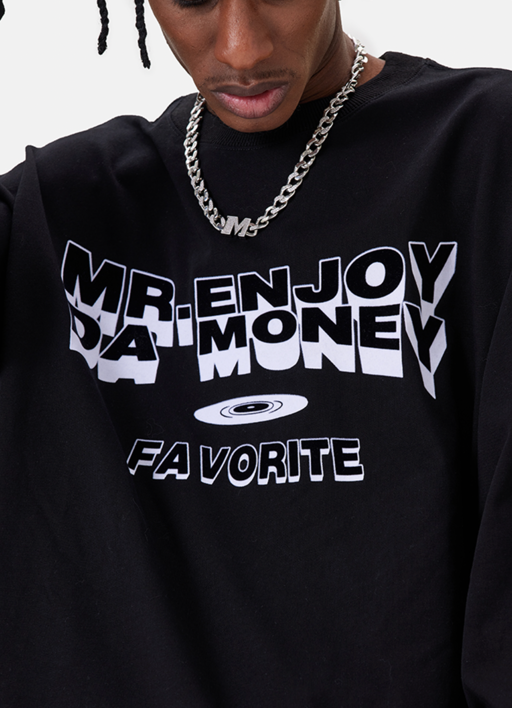 MEDM Electrostatic Flocking Disc Long Sleeved Tee