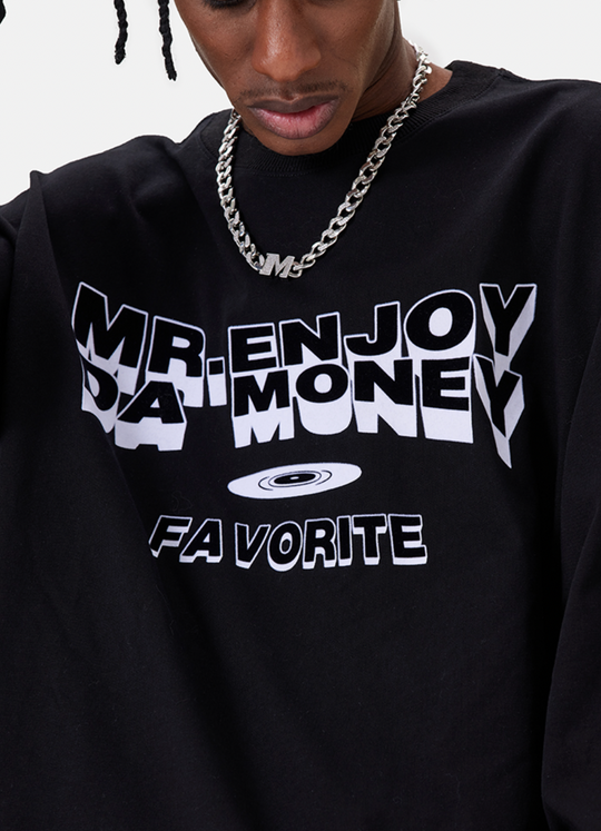 MEDM Electrostatic Flocking Disc Long Sleeved Tee