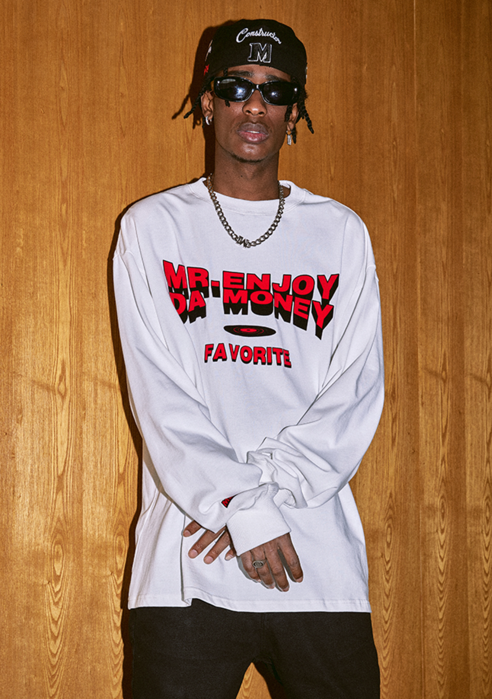 MEDM Electrostatic Flocking Disc Long Sleeved Tee