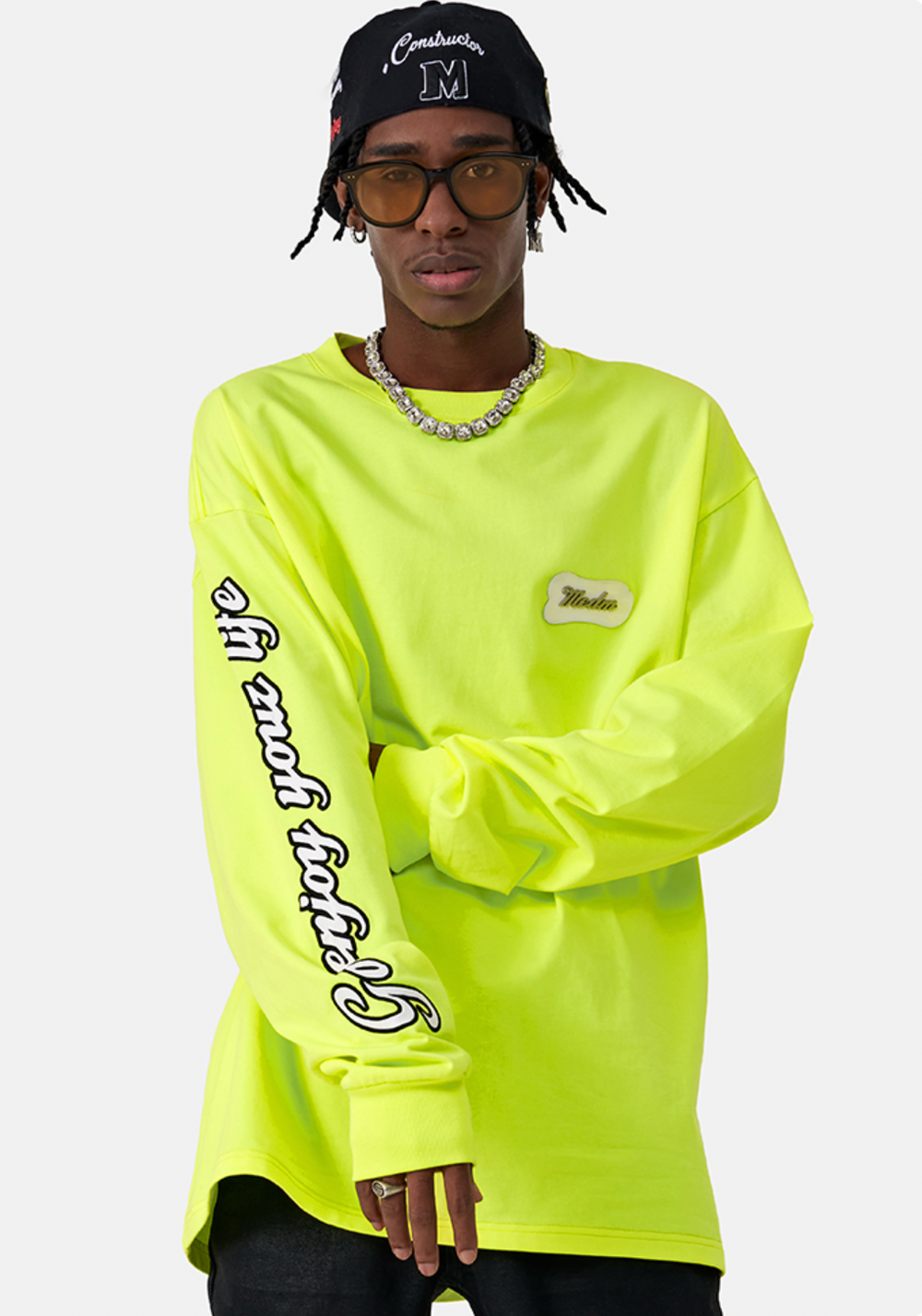 MEDM 310g Heavy Cotton Luminous Color Long Sleeved Tee