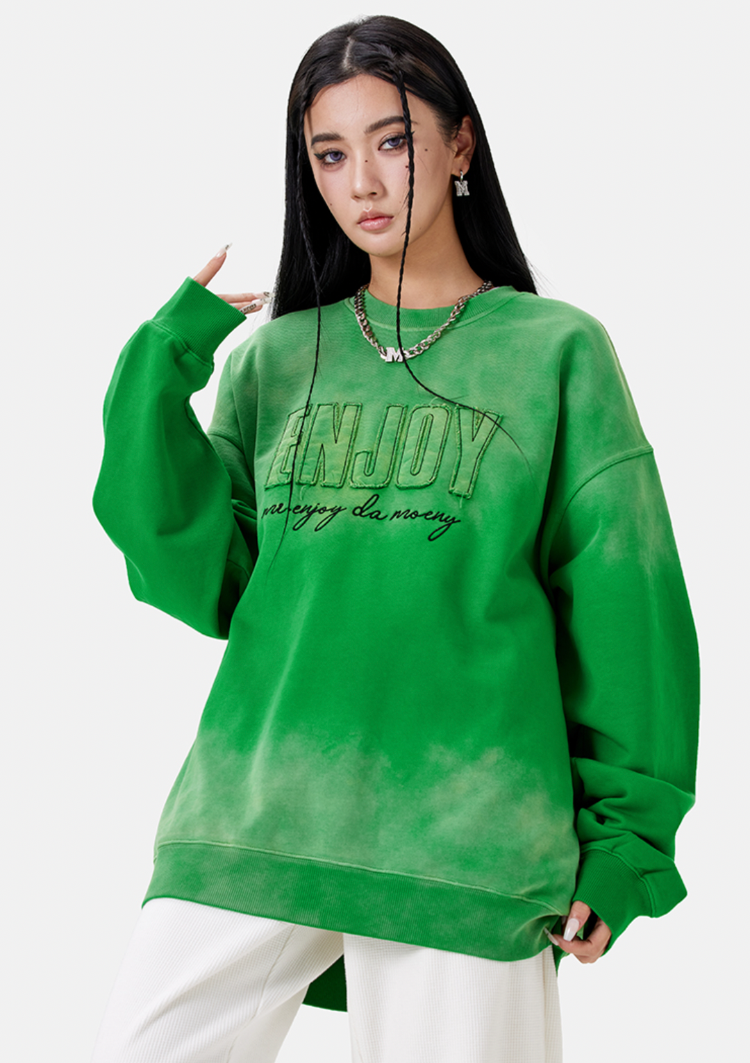 MEDM Gradient Embroidery Sweatshirts