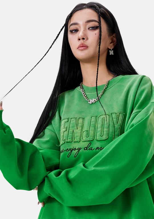 MEDM Gradient Embroidery Sweatshirts
