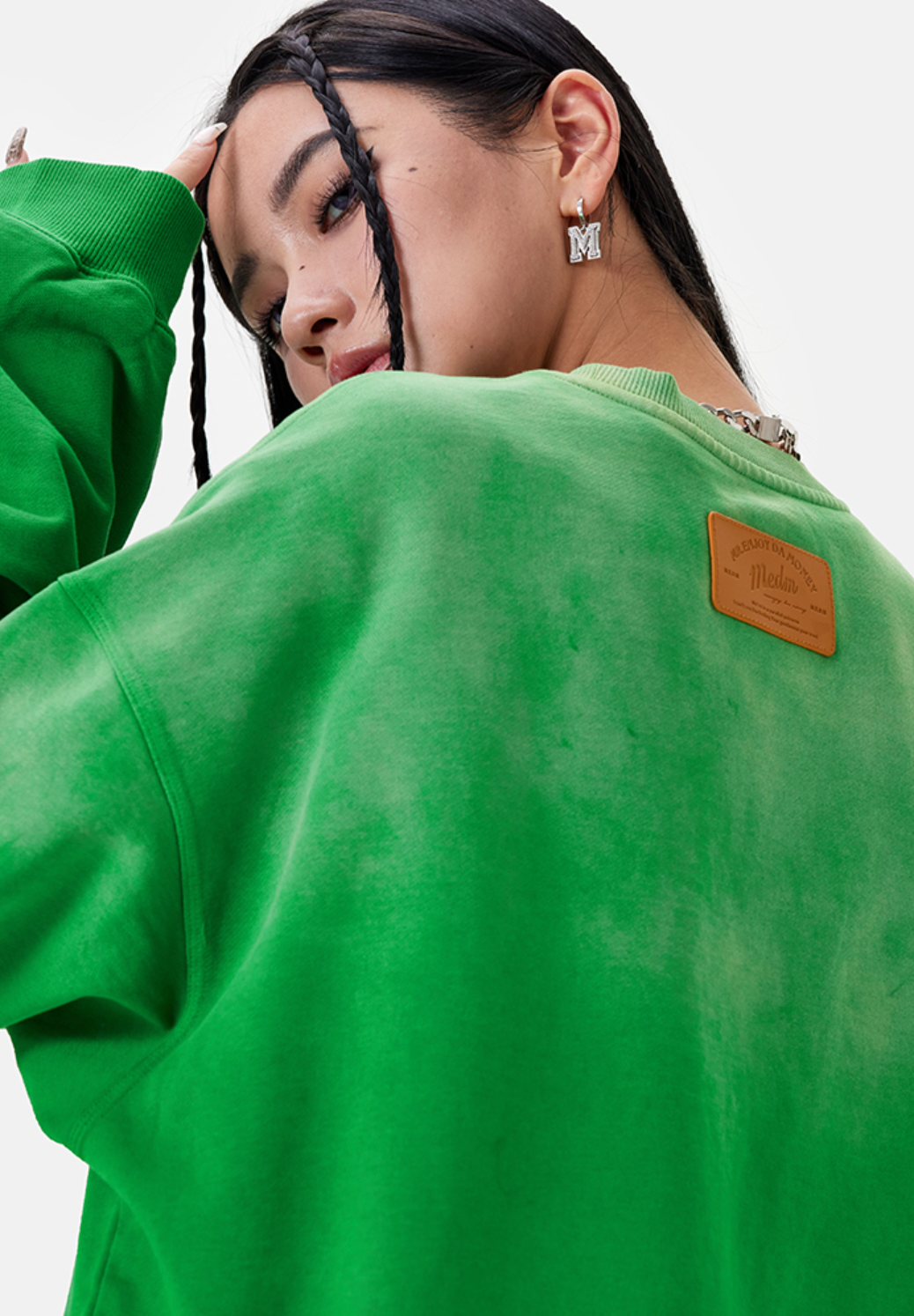 MEDM Gradient Embroidery Sweatshirts