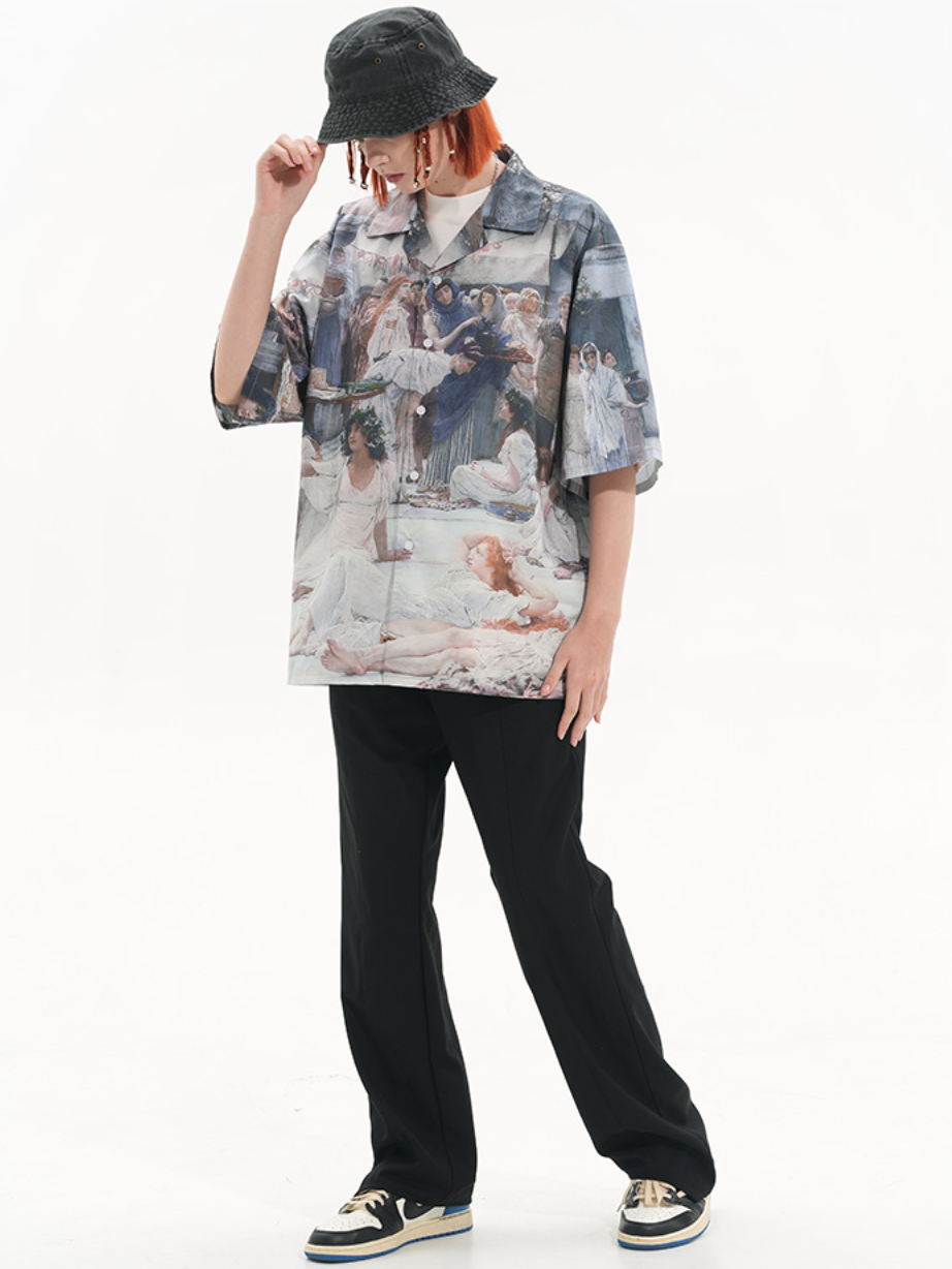 Harsh and Cruel Ancient Greek Cuban Shirt