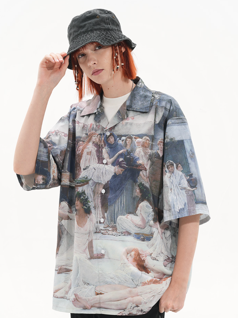 Harsh and Cruel Ancient Greek Cuban Shirt