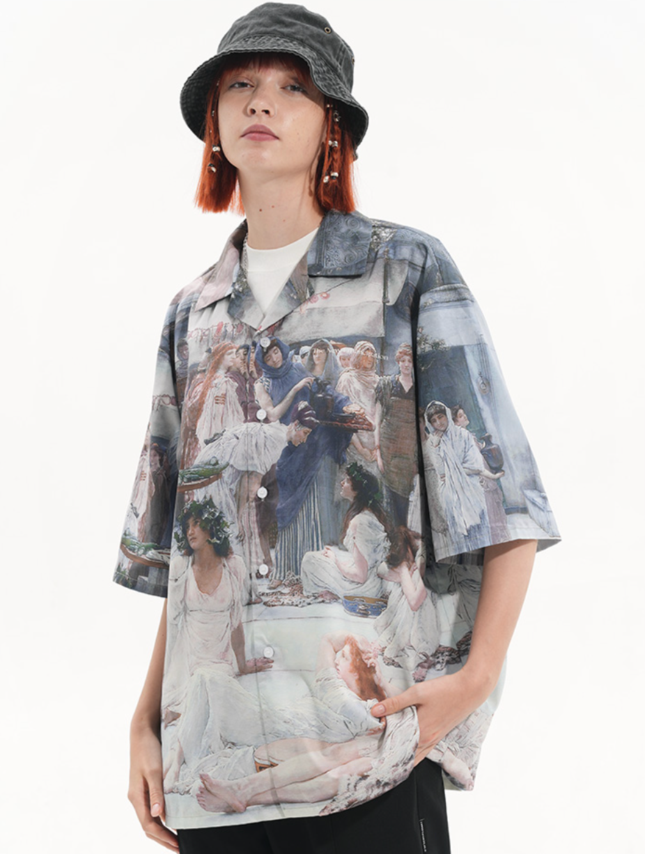 Harsh and Cruel Ancient Greek Cuban Shirt