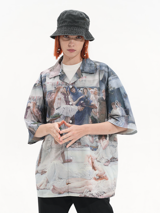 Harsh and Cruel Ancient Greek Cuban Shirt