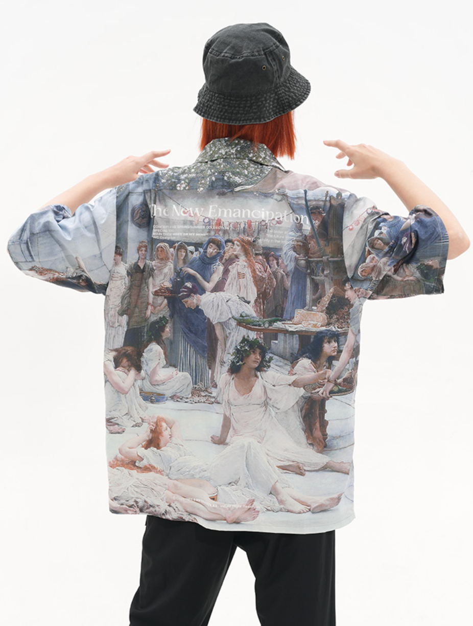 Harsh and Cruel Ancient Greek Cuban Shirt