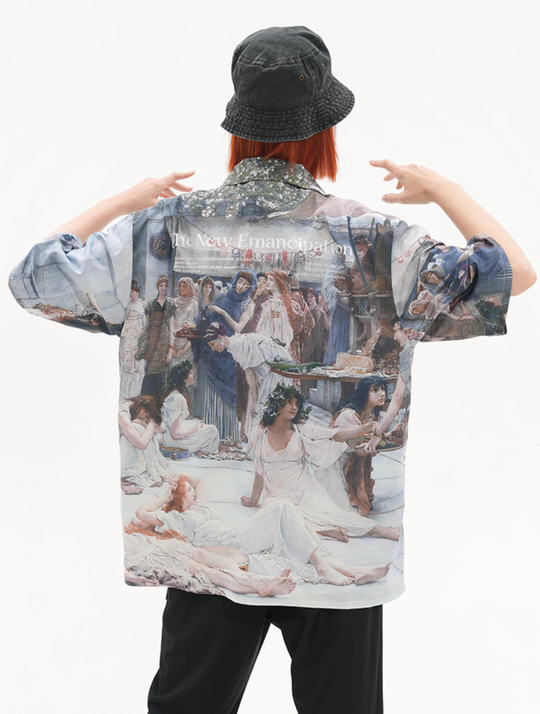 Harsh and Cruel Ancient Greek Cuban Shirt