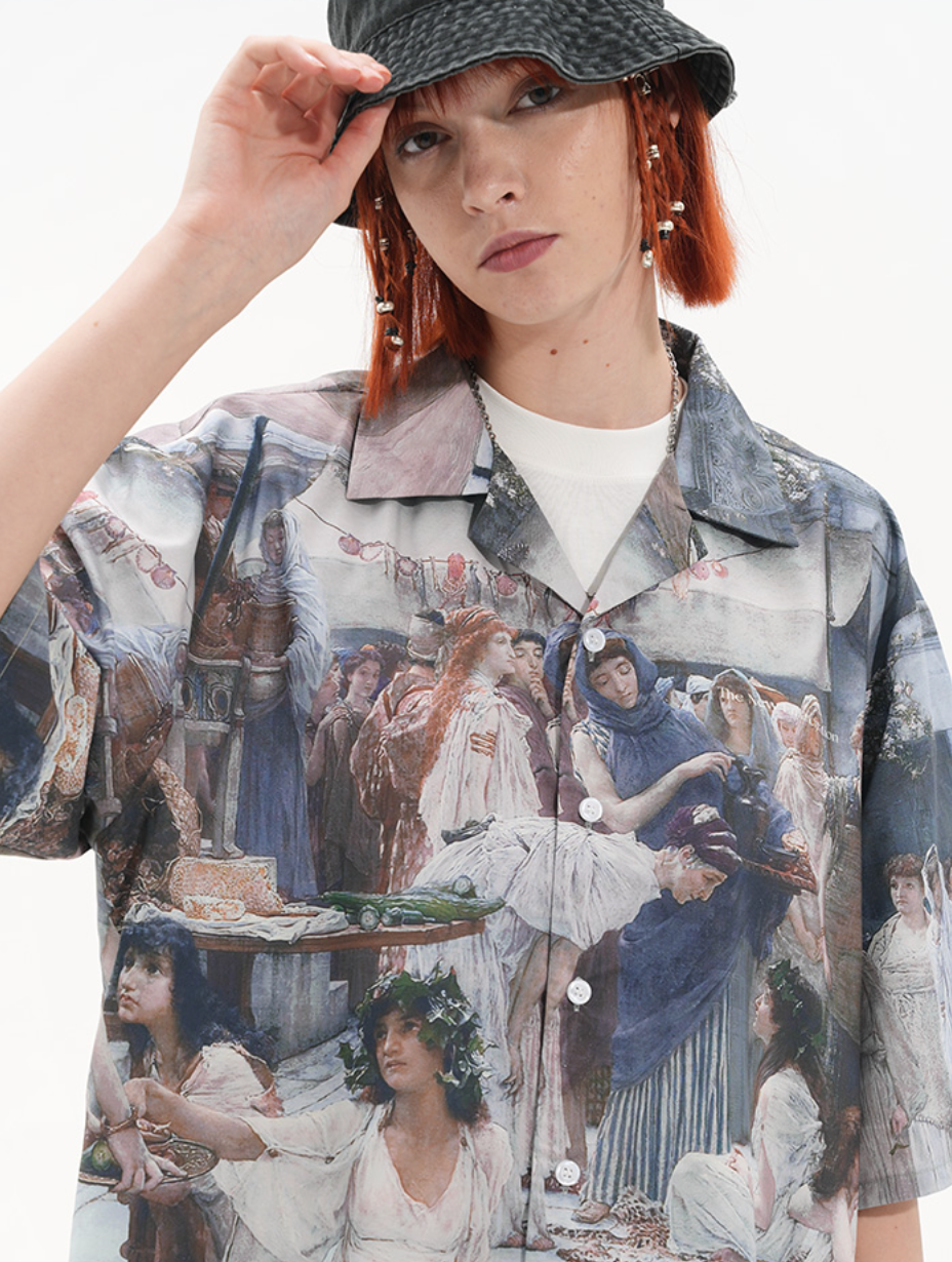 Harsh and Cruel Ancient Greek Cuban Shirt