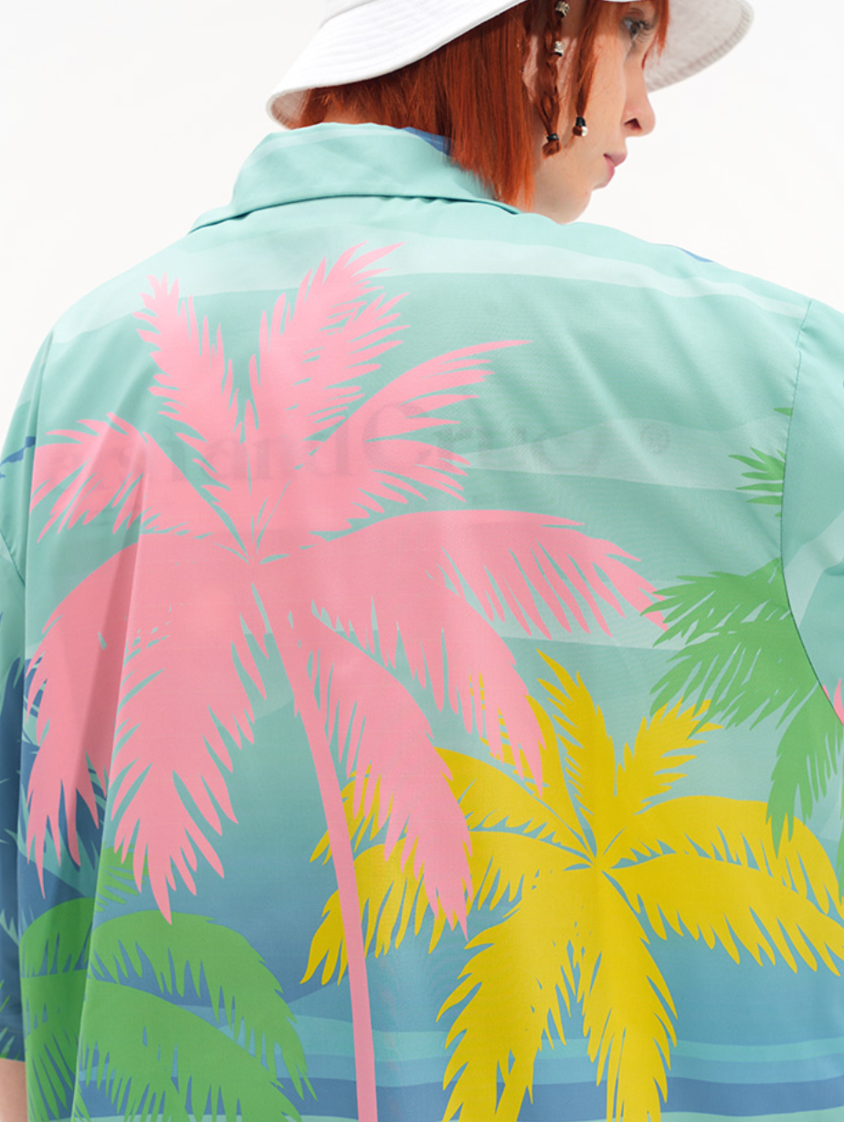 Harsh and Cruel Hawaiian Sunset Cuban Shirt