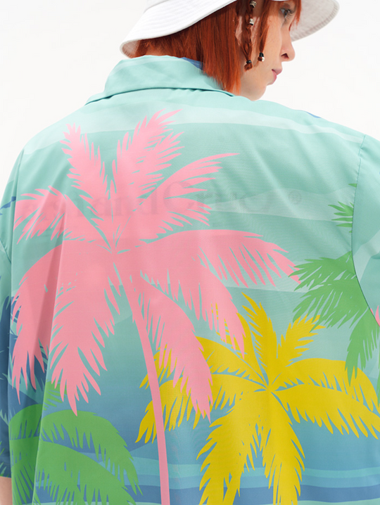 Harsh and Cruel Hawaiian Sunset Cuban Shirt