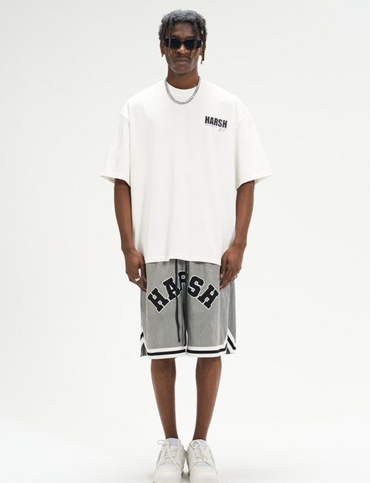 Harsh and Cruel Heavy Logo Basketball Shorts