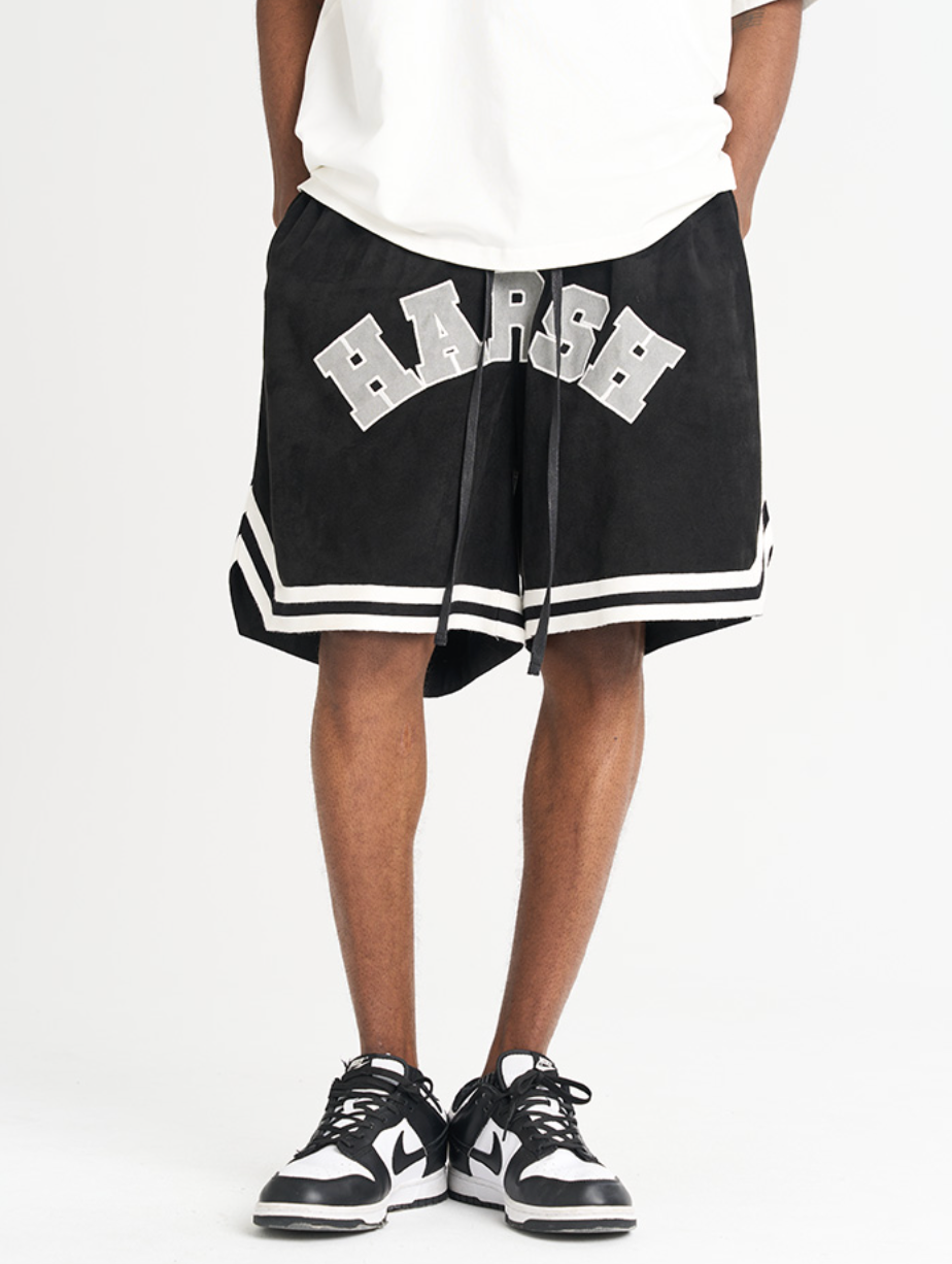 Harsh and Cruel Heavy Logo Basketball Shorts