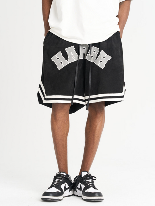 Harsh and Cruel Heavy Logo Basketball Shorts
