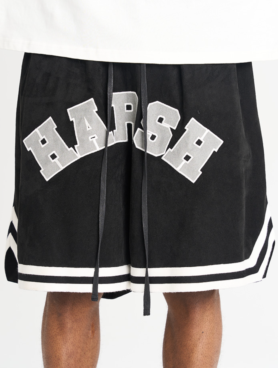 Harsh and Cruel Heavy Logo Basketball Shorts