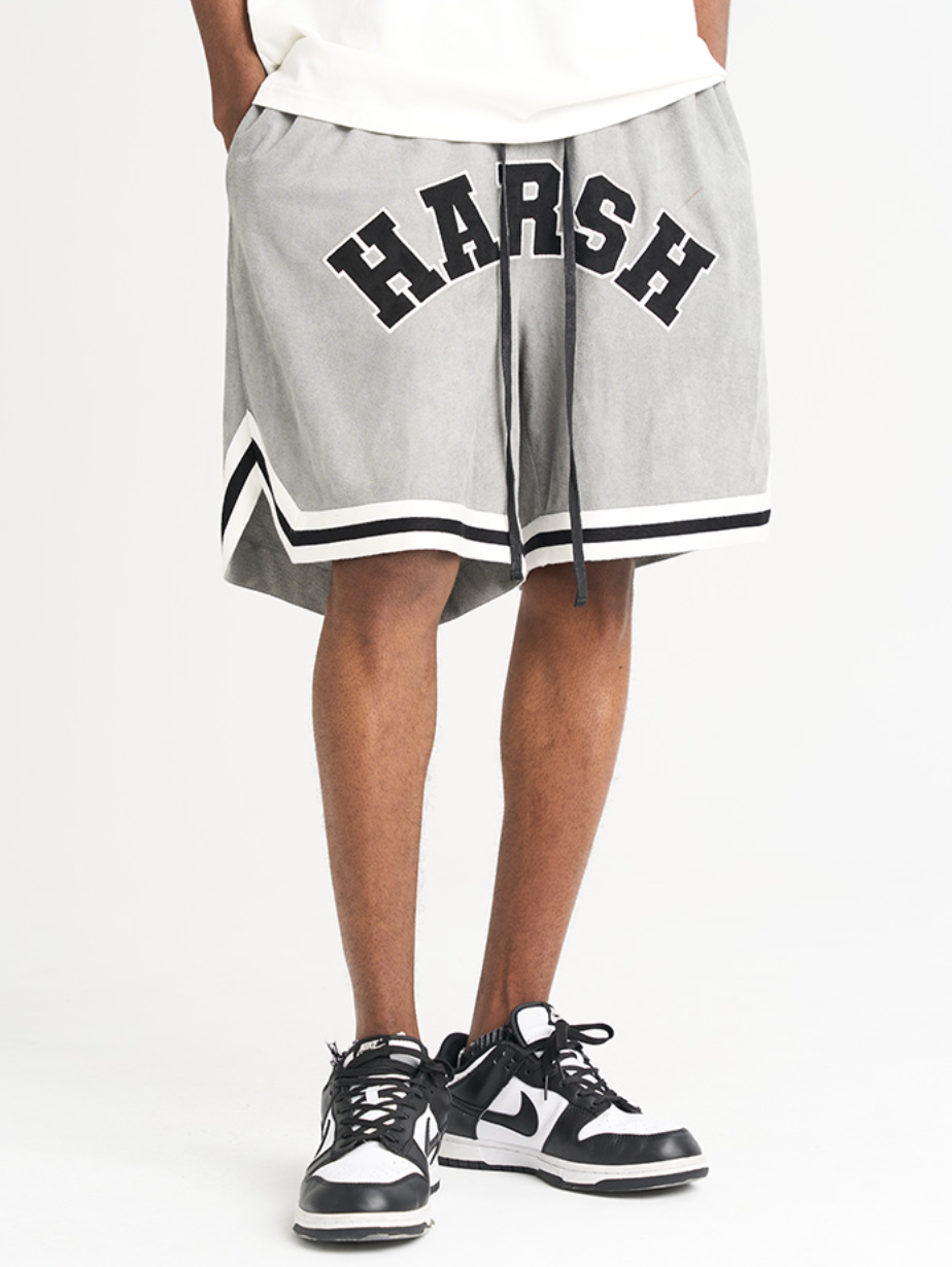 Harsh and Cruel Heavy Logo Basketball Shorts