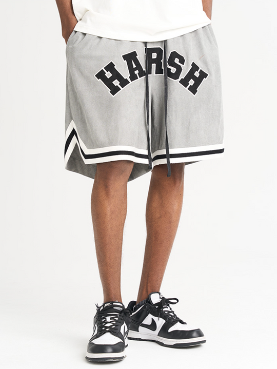 Harsh and Cruel Heavy Logo Basketball Shorts