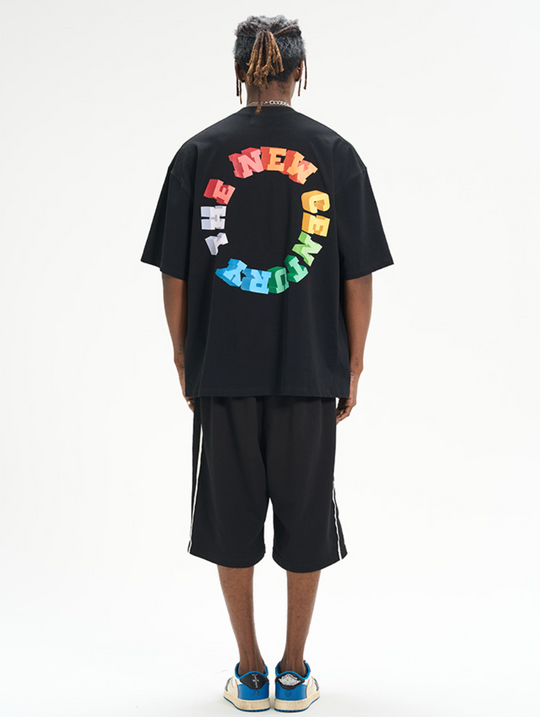 Harsh and Cruel Loose Drawstrings Logo Shorts