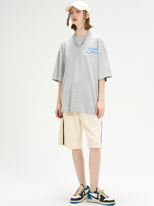 Harsh and Cruel Loose Drawstrings Logo Shorts