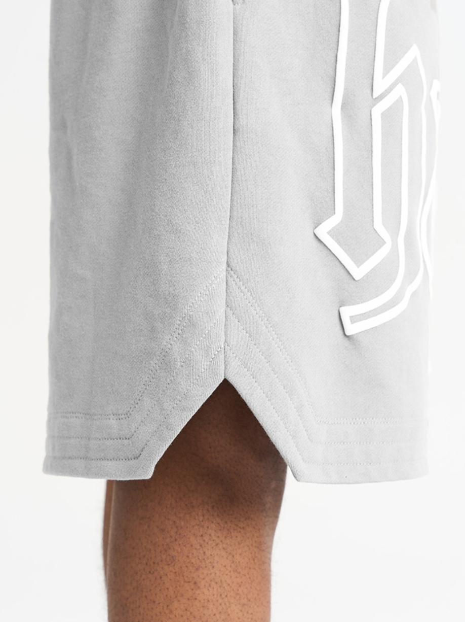Harsh and Cruel Foam Print Logo Basketball Shorts