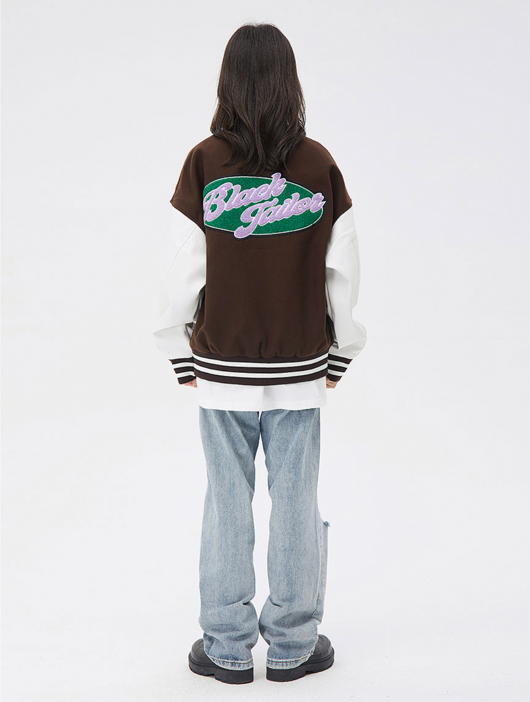 Logo Embroidery Varsity Jacket
