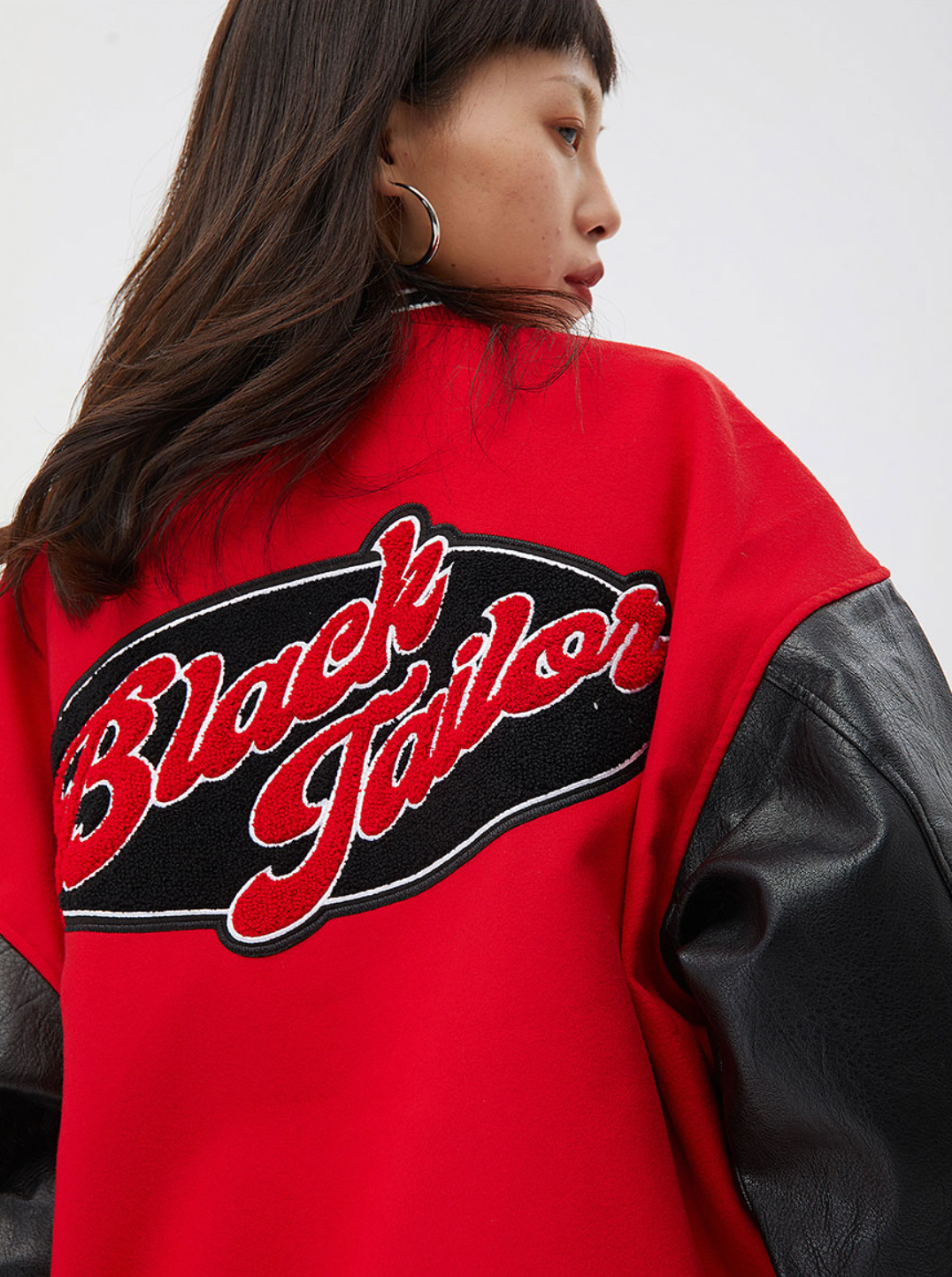 Logo Embroidery Varsity Jacket