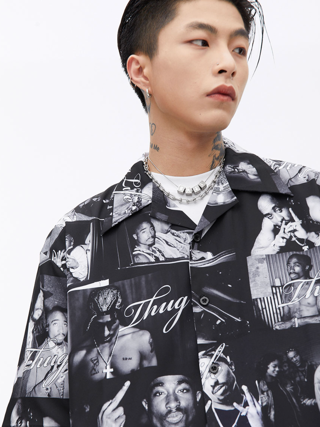 2PAC Full Print Short Sleeved Shirt