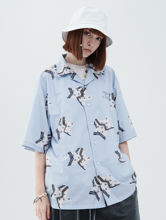 Harsh and Cruel Cashew Blossoms Cracked Stars Love Shirt