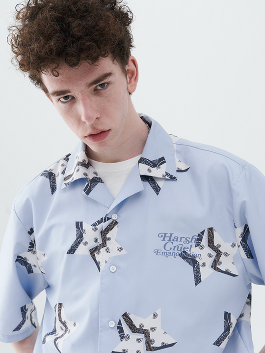 Harsh and Cruel Cashew Blossoms Cracked Stars Love Shirt