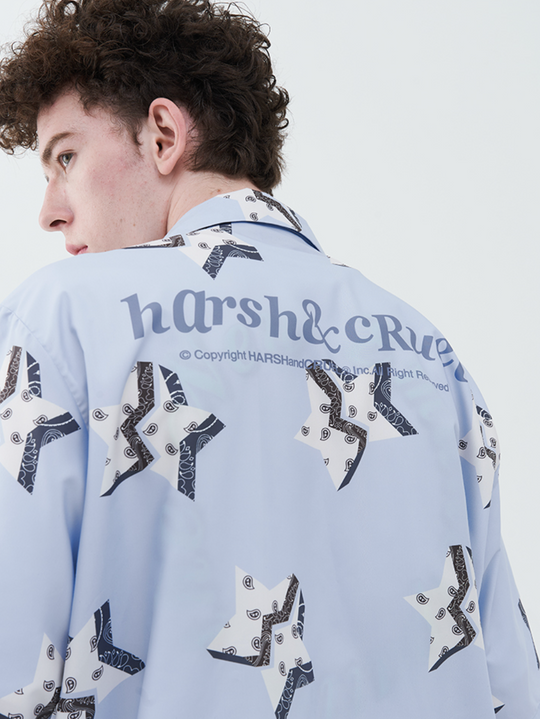 Harsh and Cruel Cashew Blossoms Cracked Stars Love Shirt