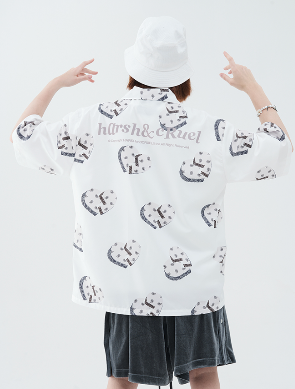 Harsh and Cruel Cashew Blossoms Cracked Stars Love Shirt