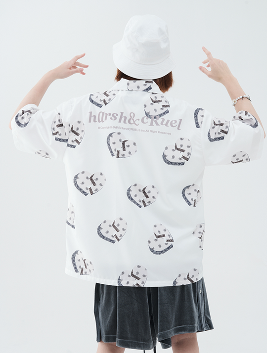 Harsh and Cruel Cashew Blossoms Cracked Stars Love Shirt